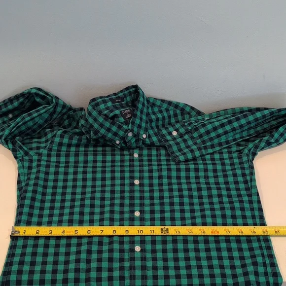 J. Crew Men's Medium Slim Fit Flex Washed Long Sleeve Button Down Style #BE208 - Picture 12 of 15